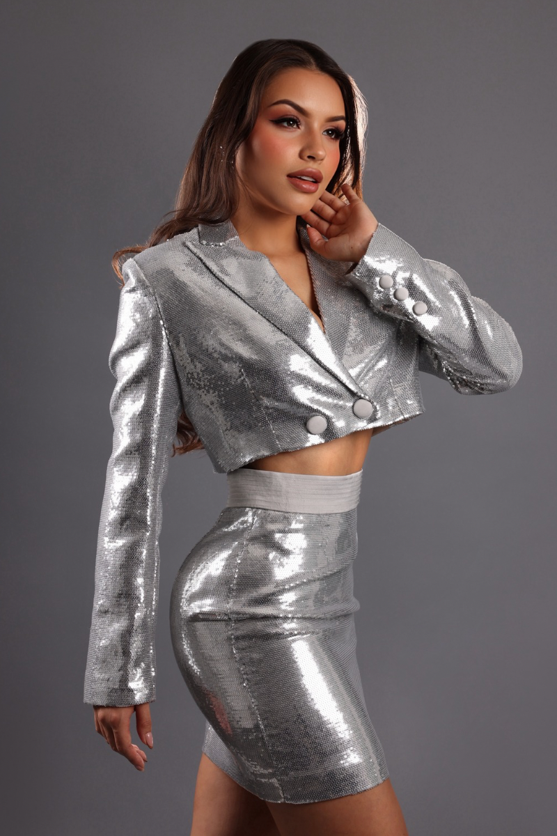 TWO PIECE SEQUIN SET