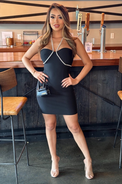 Chain Bandage Dress